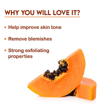 Jovees Herbal Papaya Face Wash For Glowing and Clear Skin with Papaya & Bilberry Ext | Gentle Cleanser For Brightens Skin, Removes Pigmentation & Dark Spots | For All Skin Types - 120ML (pack of 3)